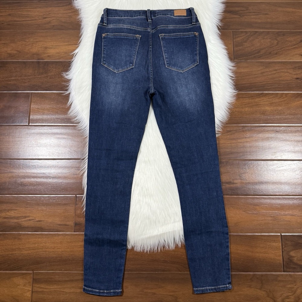 Judy Blue Women's‎ Size 7 / 28 Dark Wash Seamed Skinny Fit Denim Jeans - Picture 6 of 7
